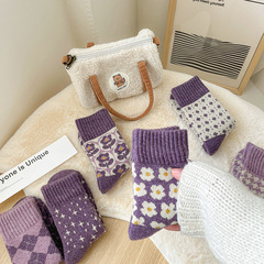 紫色不錯過冬季毛圈毛巾底加厚保暖