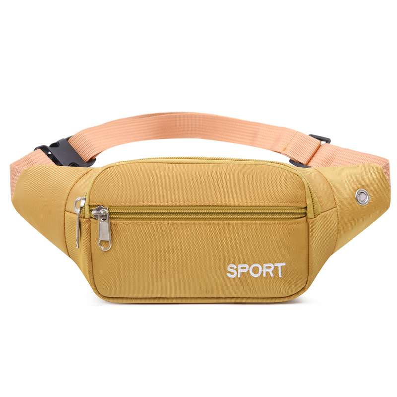 Bolso de tendencia coreano para mujeres bolso de cintura casual versátil, bolso de pecho de viaje casual multicapa de gran capacidad. image 9