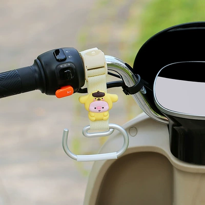 Other Electric Vehicle Accessories – Bicycles, Scooters, and Helmets - beige-long-belt-e-hook-yellow-dudu-left