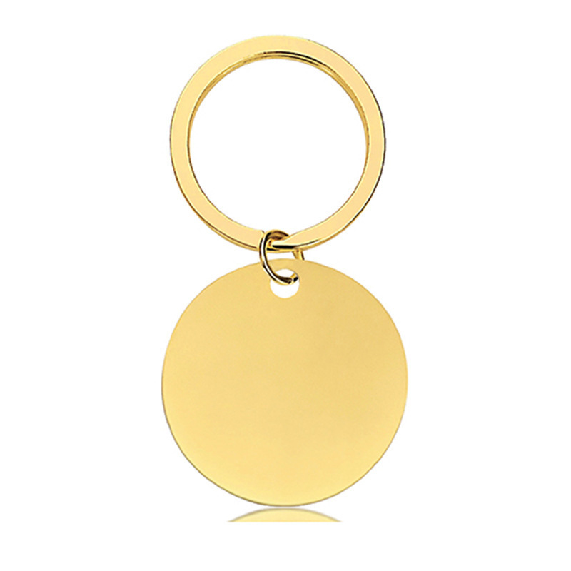 Golden keychain, 30mm