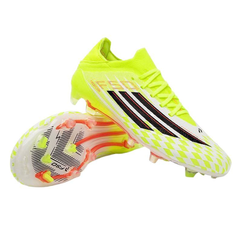 Zapatillas de Fútbol para Entrenamiento en Césped Tacos AG TF Tejido Volador Ligero para Césped Natural y Artificial
