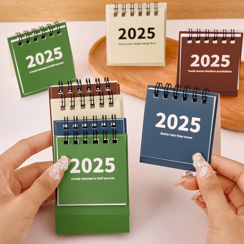 Механический настольный календарь, 2024 год, подарок на день рождения