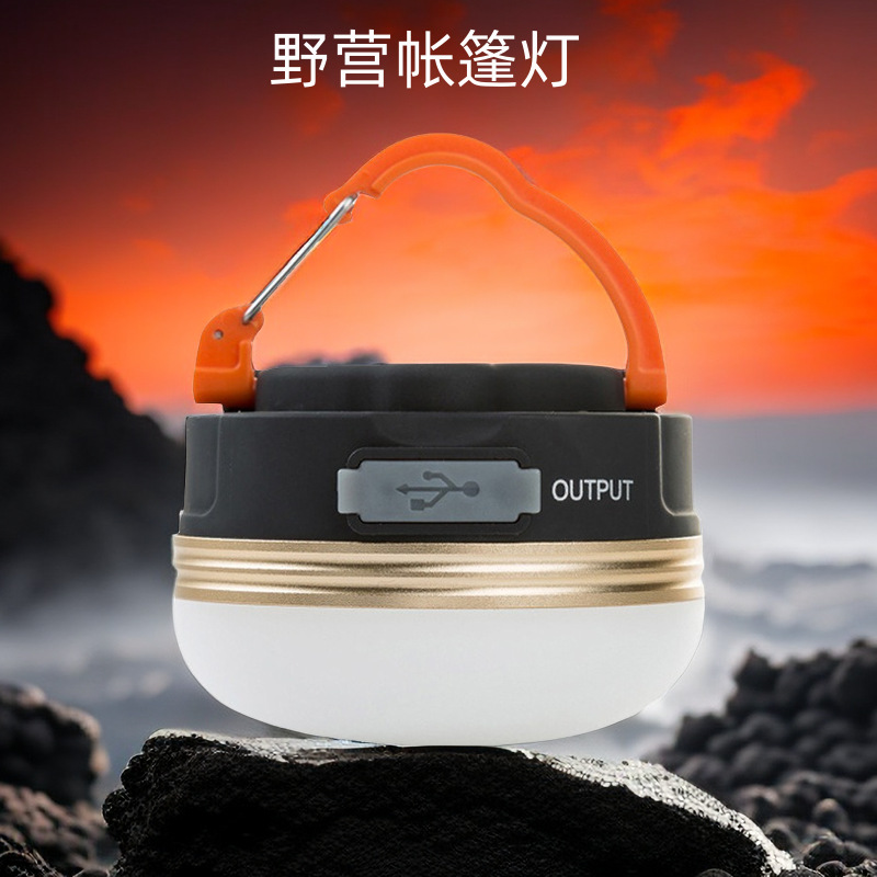 캠핑 램프 야외 LED 비상 캠프 랜턴 USB 충전 휴대용 텐트 램프 새로운 방수 조명 캠핑 램프