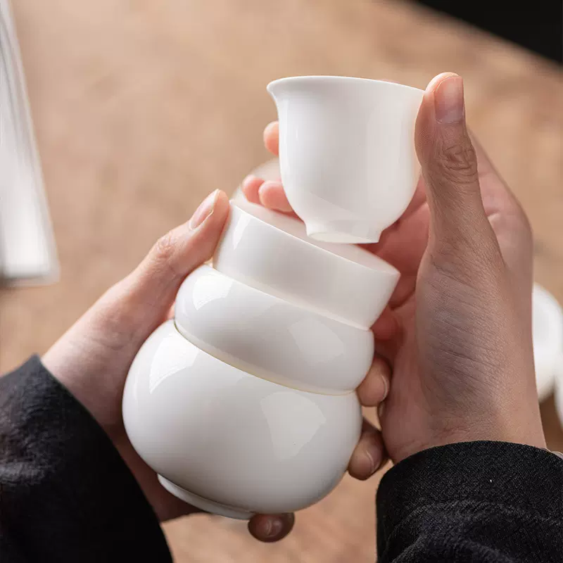 羊脂玉茶杯子白瓷中式杯玉瓷单杯功夫禅定杯主人杯个人品茗杯批发