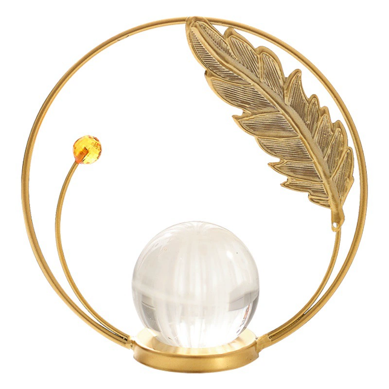 Европейский стиль дома украшение ТВ-шкаф креативные украшения гостиная крыльцо светлая роскошная столешница железный хрустальный шар украшения