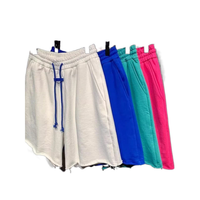Youth Fashion Mid-Calf Drawstring Shorts Loose Fit 5-Pocket Casual Athletic Teen Boys Summer Streetwear_viptrois.com