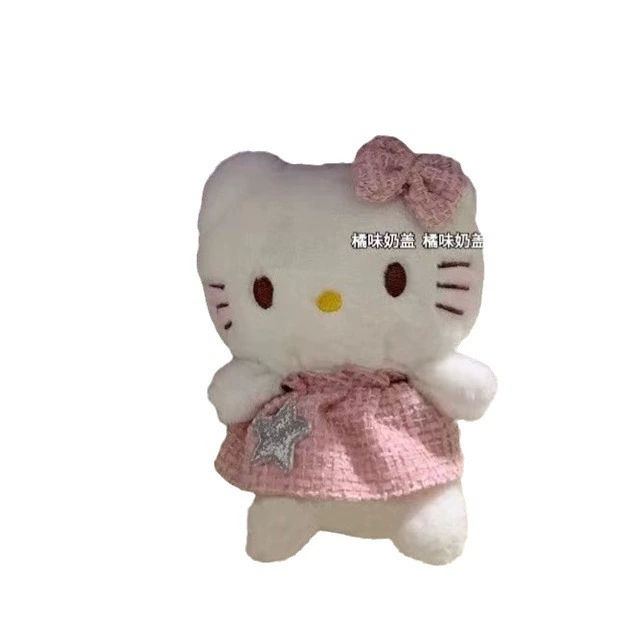 Плюшевый подвесной талисман (Hello Kitty) Брелок для ключей, 11×8×4 см, мягкая кукла в подарок для девочек