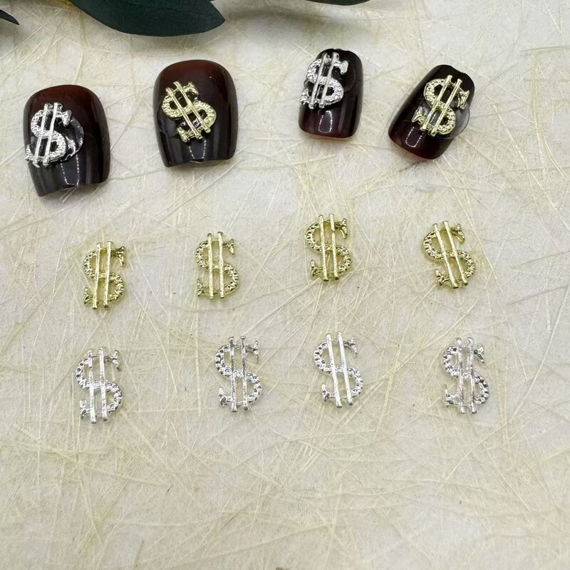 Nail Art Money Dollar Alloy Jewelry Metal New Year Coins Luxury Japanese Accessories Nail Decoration Gold Coins Hot Stamping Nail Art Money Dollar Alloy Jewelry Metal New Year Coins Luxury Japanese Accessories Nail Decoration Gold Coins Hot Stamping
