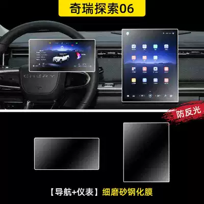 Display Screen Film Protective – Car interior film - 24-models-of-explorer-06-navigation-instrument-frosted-tempered-film
