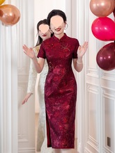 2025春新娘喜婆婆婚宴装礼服小个子年轻妈妈婚礼洋气丈母娘