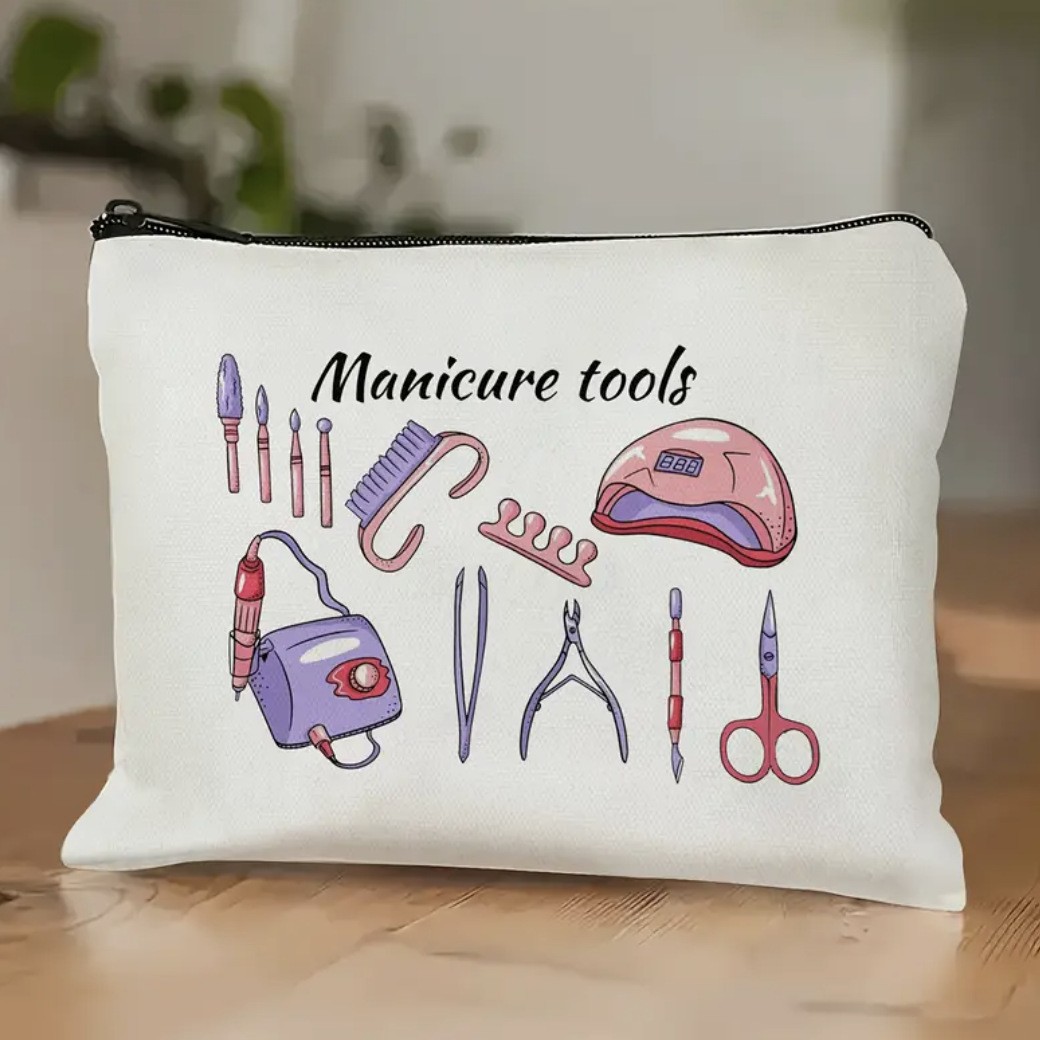 Amazon nueva venta transfronteriza accesorios de manicura kit de herramientas de viaje caricatura bolsa de lavado bolsa de maquillaje de gran capacidad