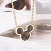 Golden brand cute necklace stainless steel, chain for key bag , sweater