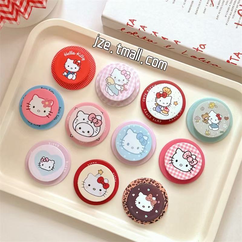 Korean Ins Cute Girl Kitty Cat Cartoon Suitable for Magsafe Magnetic Holder High-Value Mobile Phone Adsorption