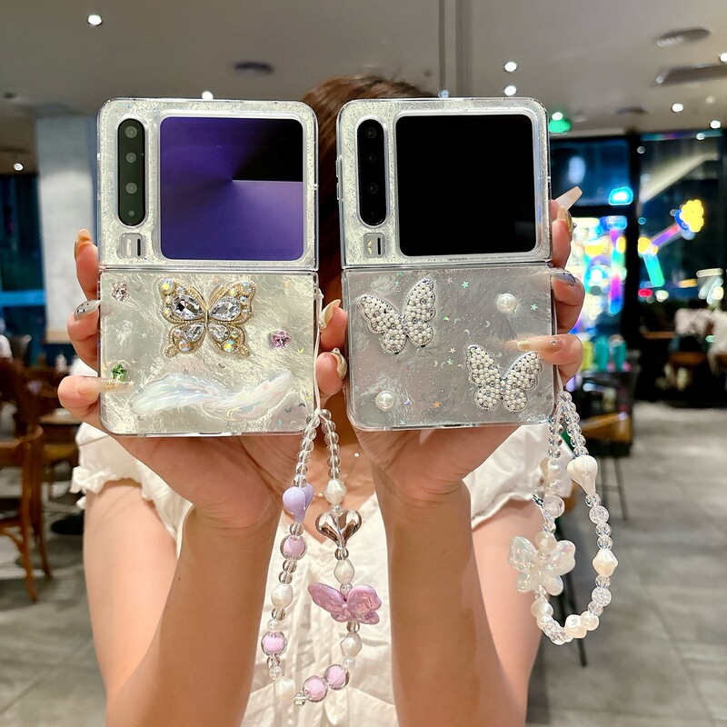 Suitable for Huawei Foldable Novaflip Butterfly Purax Bracelet Glacier Resin Phone Case Pocket2 Protection V7 Suitable for Huawei Foldable Novaflip Butterfly Purax Bracelet Glacier Resin Phone Case Pocket2 Protection V7