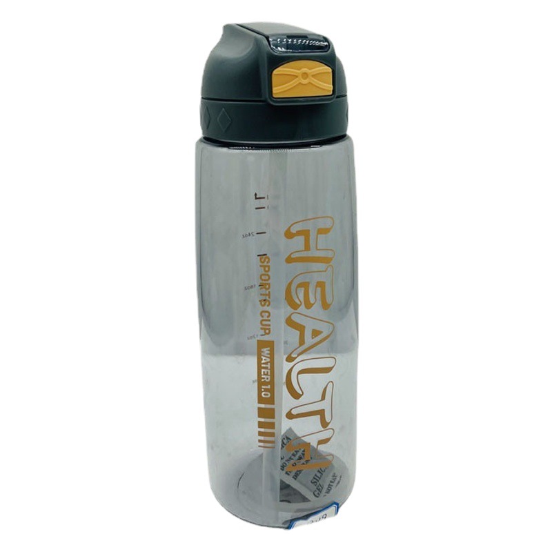 Weilong Internet celebridad deportes frescos paja taza de plástico chica corazón fitness escala taza de agua estudiantes masculinos y femeninos taza práctica