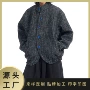 秋冬定制彩点撞色羊毛呢