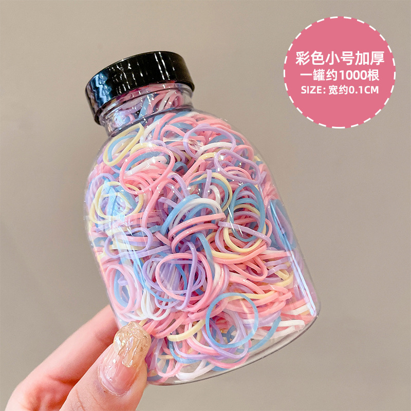 Banda de goma para niños, niñas, bebés, adornos de cabello para niños pequeños, anillo de cabello elástico, banda de goma desechable