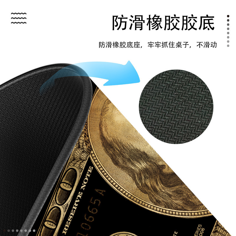 工場ホットセール超人気ドルパターンオフィスコンピュータマウスパッド厚みのあるエッジテーブルマットドロップシッピング|undefined