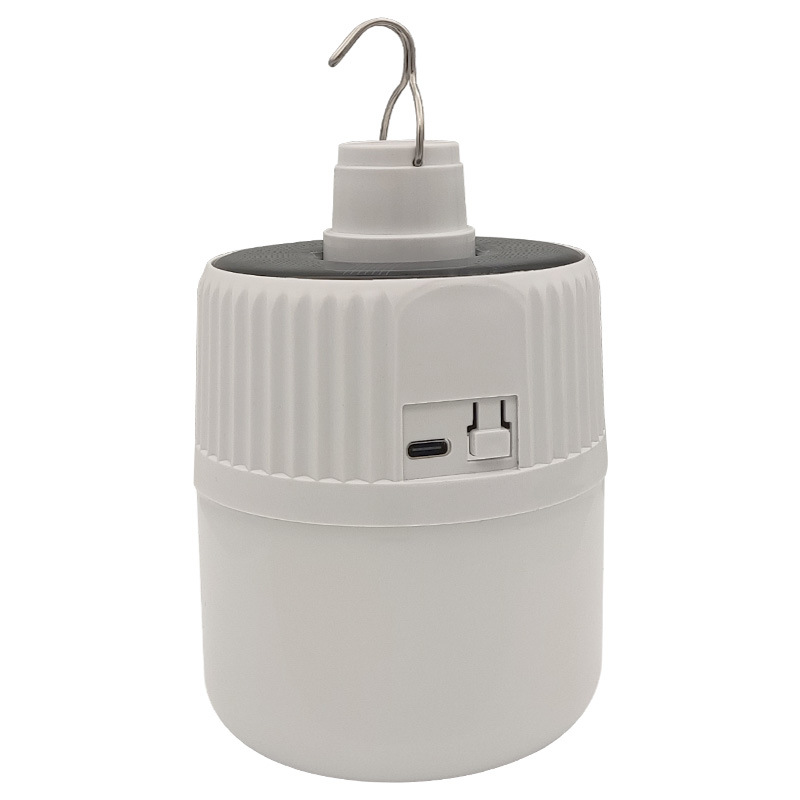 Solar usb lámpara de carga al aire libre mercado nocturno lámpara de cabina doméstica apagón LED lámpara de bombilla de emergencia lámpara impermeable