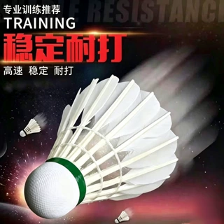 训练羽毛球初学者耐打球大学校园专用通羽毛球圆鹚古鸭毛厂家直销