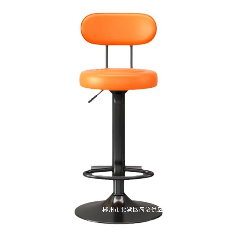Factoria directa silla de bar taburetes altos taburetes de bar elevación cajero giratorio lujo ligero silla de bar casa image 5