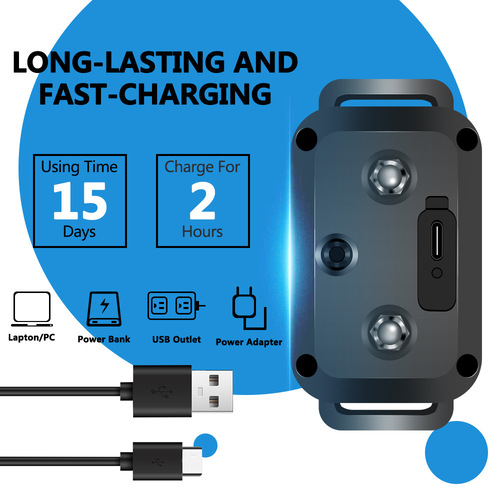 Cross-border remote control smart dog training collar vibration shock neck collar electronic collar pet supplies bark collar new design