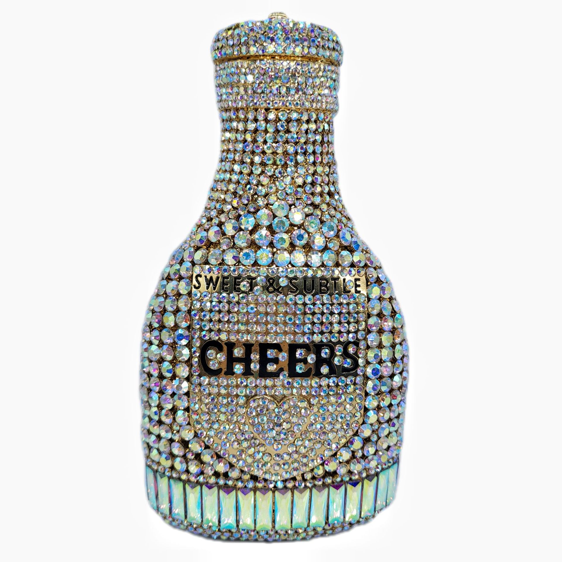 Bolsa de botella transfronteriza nueva botella de vino con diamantes bolsas de cena de fiesta vestido de noche bolsas de diamantes de mujer