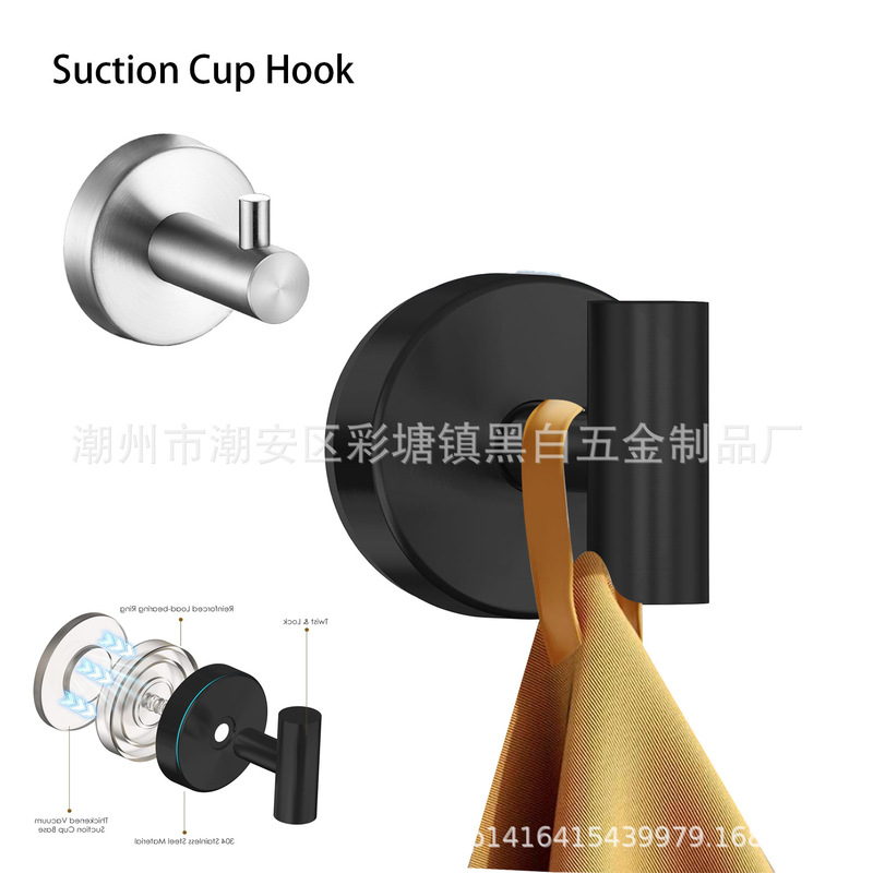 Suction cup hook no drilling towel hook for bathroom wall kitchen glass mirror tile metal hook Suction cup hook no drilling towel hook for bathroom wall kitchen glass mirror tile metal hook