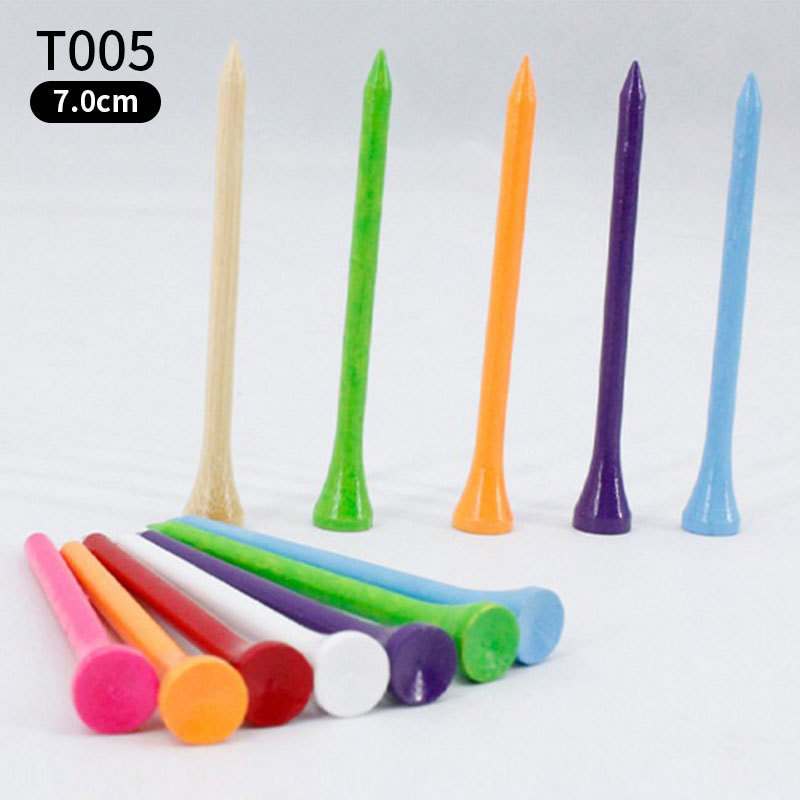 Venta caliente transfronteriza de uñas de golf de madera de protección del medio ambiente Tee Golf suministros fábrica al por mayor