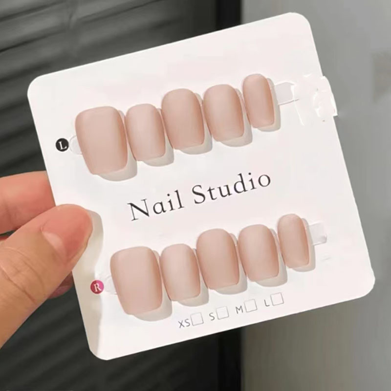 Matte solid color cat-eye false nails, elegant and flattering, with a high-end aesthetic design, wholesale from the source factory Matte solid color cat-eye false nails, elegant and flattering, with a high-end aesthetic design, wholesale from the source factory