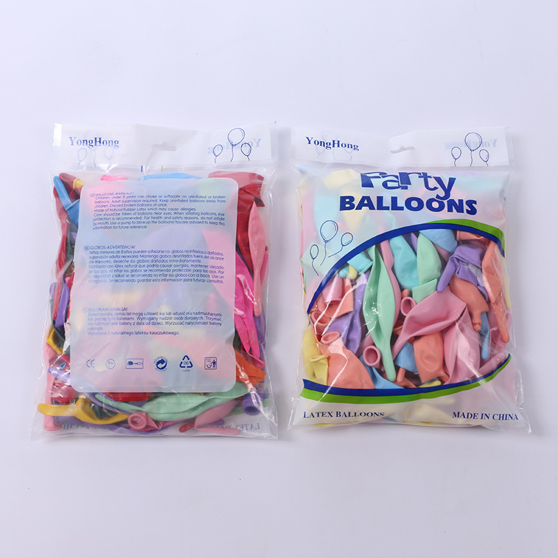 Globo de la cola de 10 pulgadas 2,4g engrosada boda fiesta de cumpleaños Fondo pared escena diseño Bola de conexión