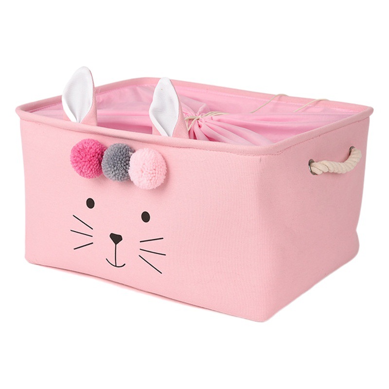 Ropa y juguetes caja de almacenamiento hogar tela ropa interior cesta de almacenamiento