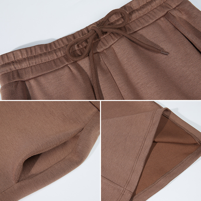 Otoño e Invierno nuevo suéter deportivo casual de manga larga pantalones traje de mujer suave capa de aire glutinoso pantalones de yoga deportes top