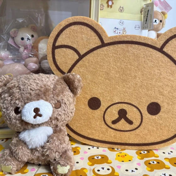 [1971 people's collection] new easy bear felt cute cartoon cork board decorative photo wall wall free