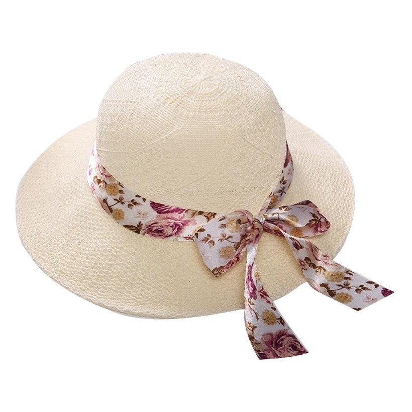 La primavera y el verano al aire libre sombrero para el sol Lafite sombrero de paja de las mujeres de punto madre sombrero de ala grande sombrero para el sol sombrero de pescador