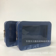 PVC光胶立体沙滩包透明开窗式EVA镜窗洗漱包透视窗户外防水化妆包