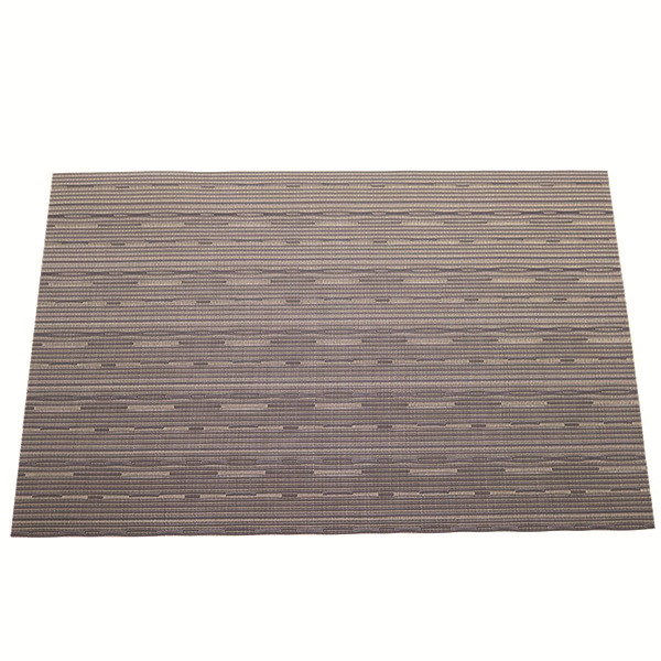 PVC mantel de bambú posavasos vinilo lavable estera de mesa fácil de limpiar Mesa tejida estera posavasos