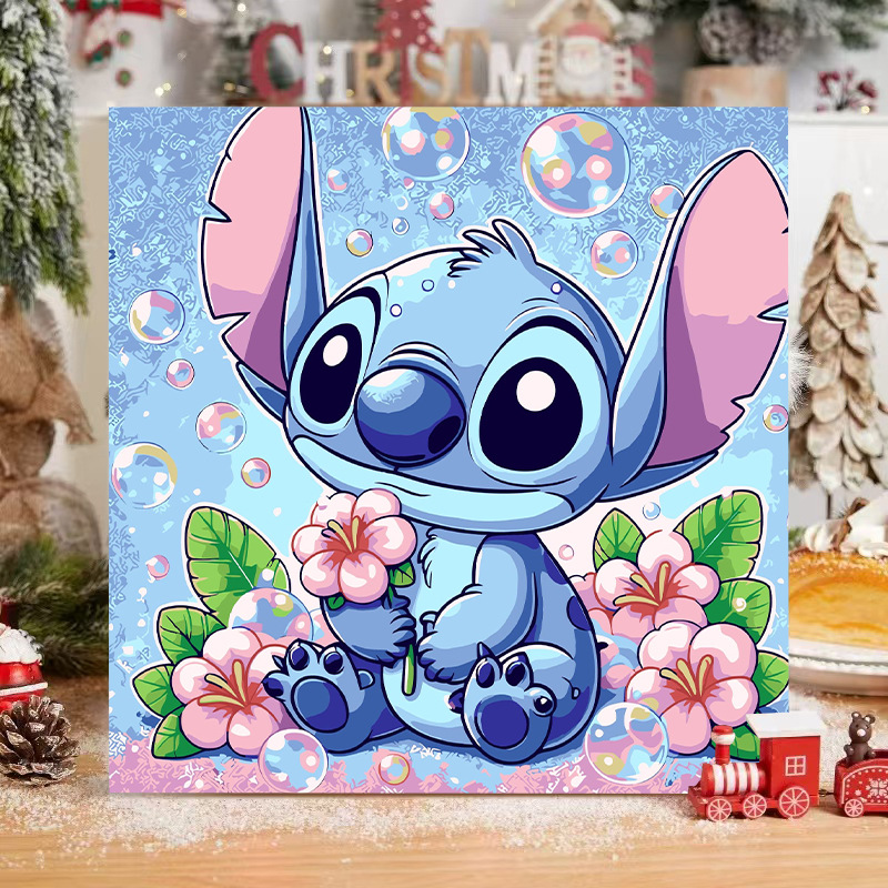 Disney DIY serie de animación de pintura al óleo digital Pokémon niños simple relleno de pintura al óleo fábrica al por mayor
