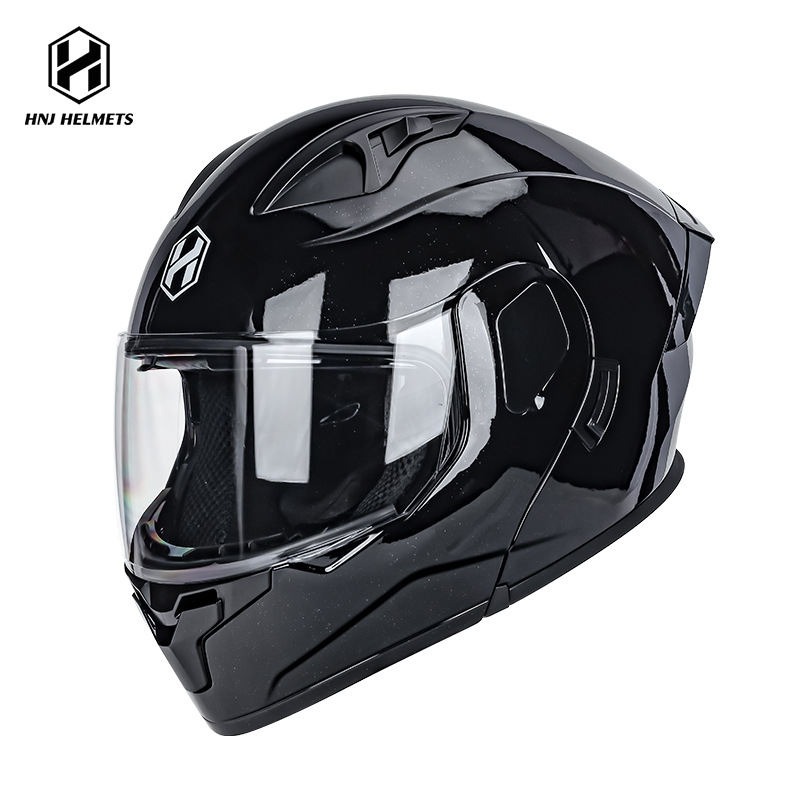 Motosiklet kaskı (dəbilqə) — Universal Safety Helmet for All Seasons - ch103-gloss-black-m