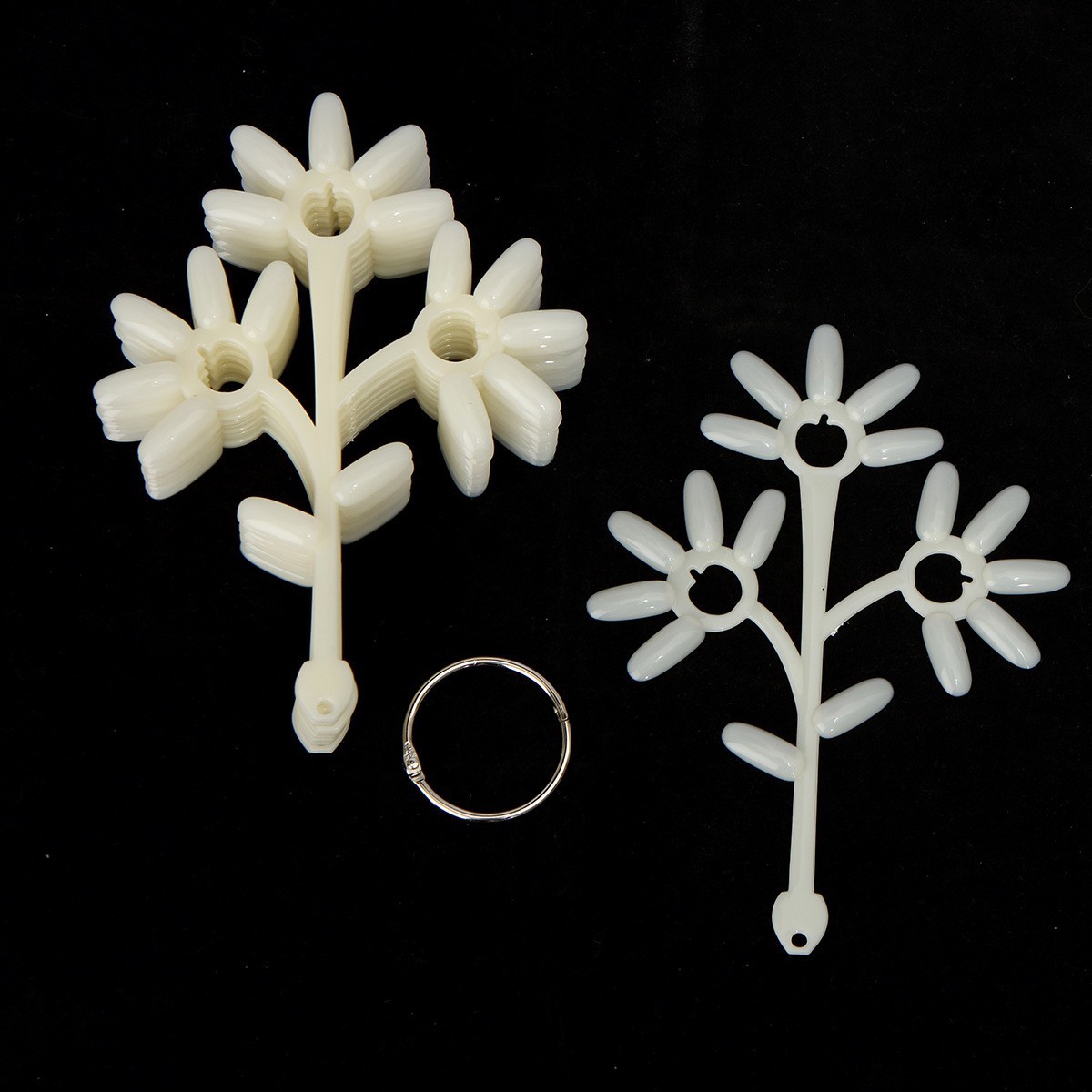 Herramientas de uñas transfronterizas 50 piezas de esmalte de uñas muestra de pegamento de esmalte de uñas, tarjeta de color trapezoidal puntiaguda de cabeza plana, pieza de práctica de uñas