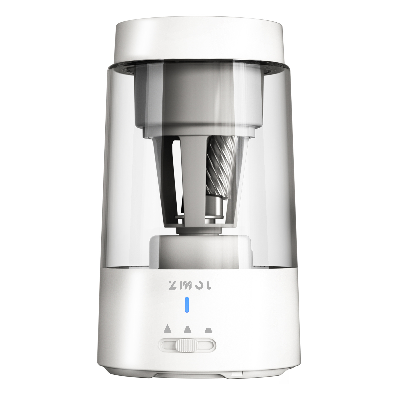 Zongmao dibuja un práctico sacapuntas para estudiantes de arte, un sacapuntas especial de manivela para lápices de carbón, una herramienta de dibujo portátil.