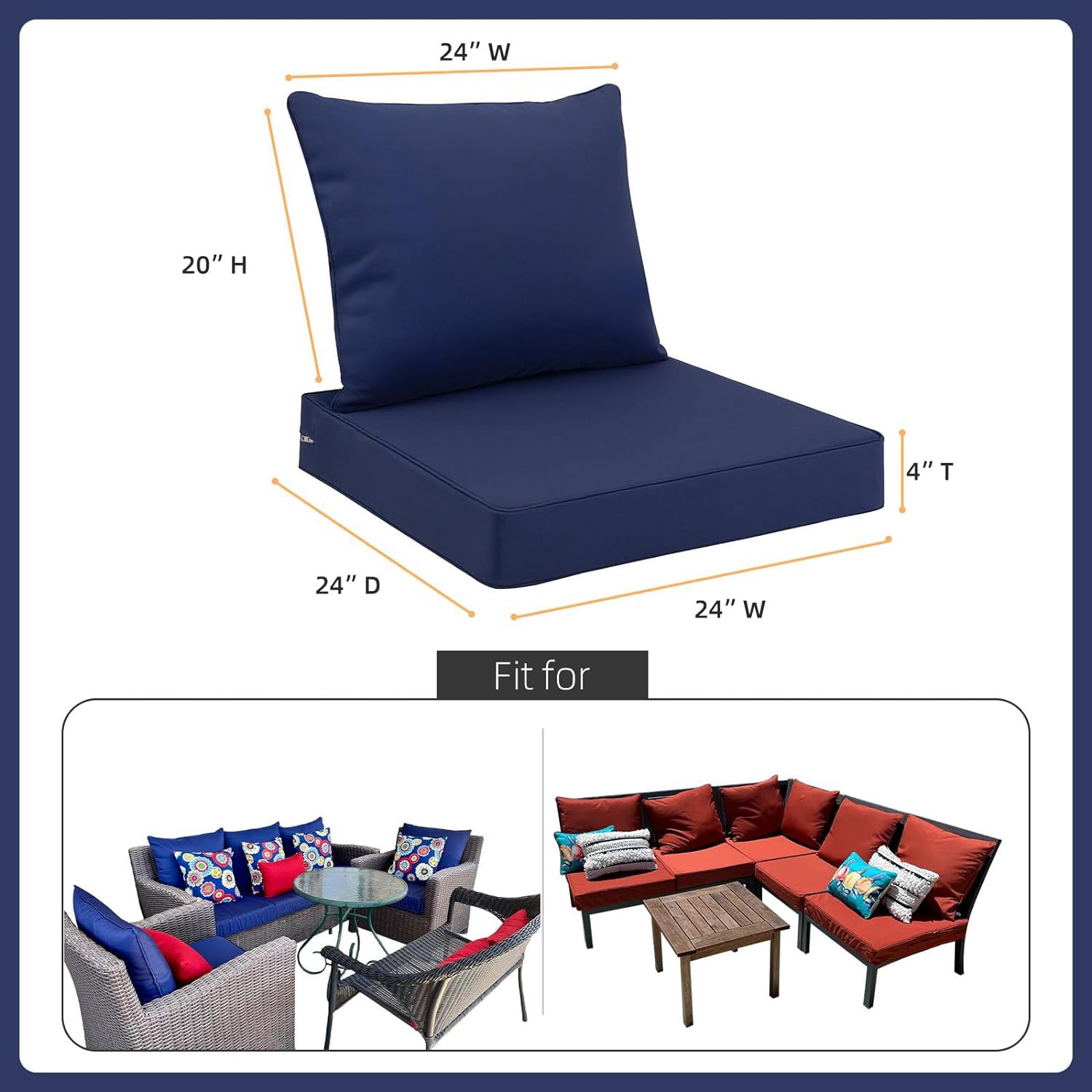 Cojín de muebles de patio transfronterizos almohada de esponja compresible almohada de asiento cojín de asiento de hogar al aire libre conjunto de almohada