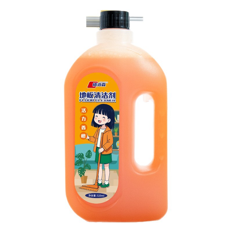 Vibrant fragrance floor cleaner, special cleaning solution for home tiles and wooden floors, decontamination, antibacterial and quick-drying mopping 5