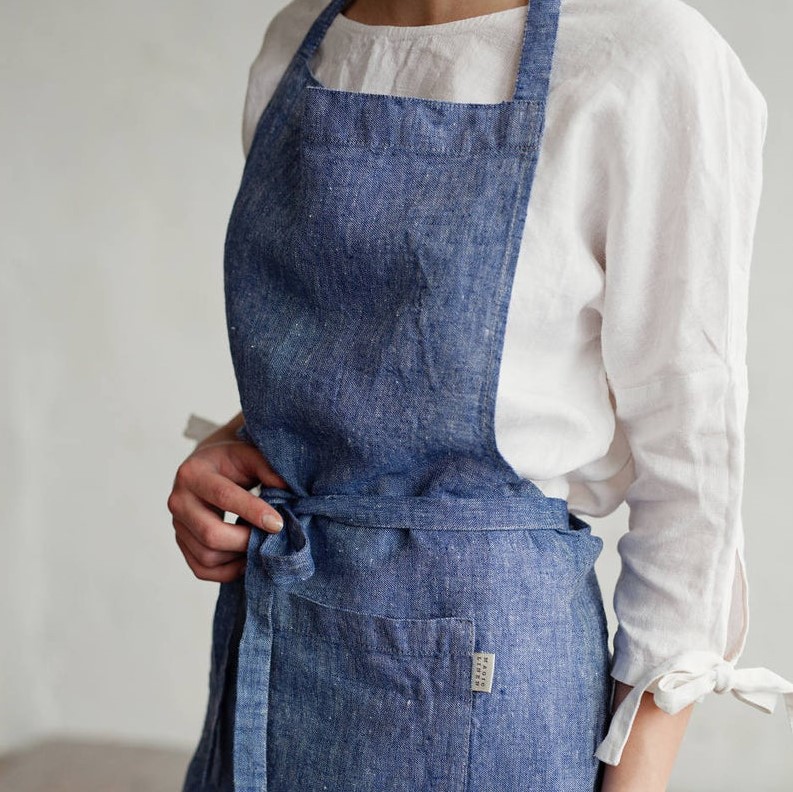 cotton linen apron 1 (1)