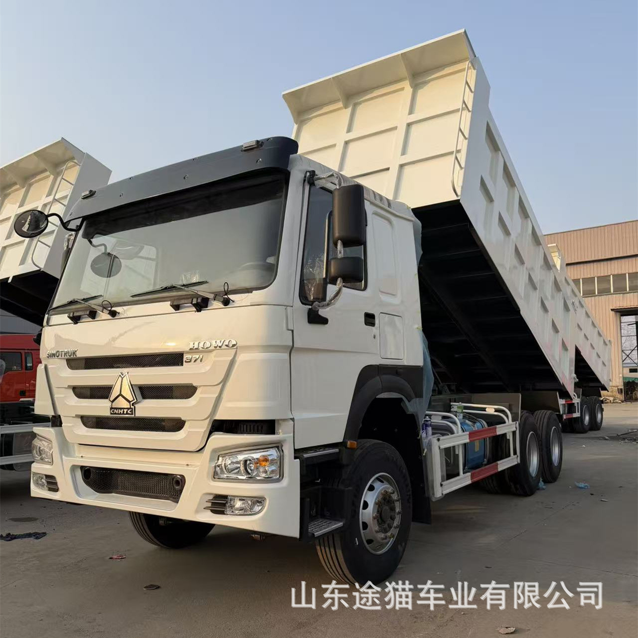 Sinotruk Howo Cargo Truck, Logistics Transport Rear-Dump Self-Unloading Dump Truck for Transporting Gravel and Earth