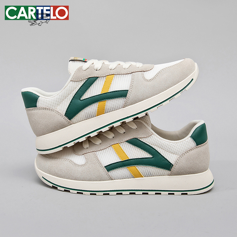 Cardile Crocodile Summer Breathable Thin Mesh Casual Shoes Women's Shoes 2025 New Summer Thick-Soled Sports Shoes