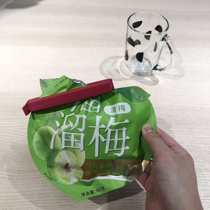 Домашняя кулинарная герметизация запечатывание сумка Кухонная еда пластиковые закуски свежие влагостойкие зажимы утолщенные и милые