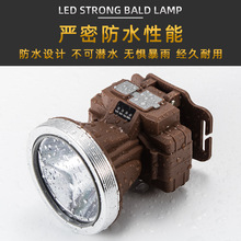 LED头灯照明锂电池高亮头灯电筒戴头灯带电量显示可充电强光头灯