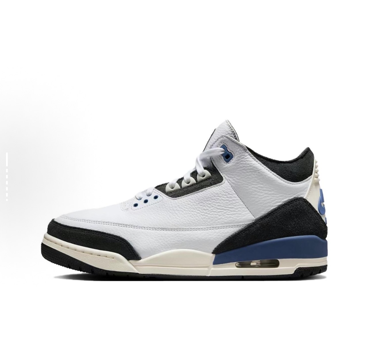 AJ3 미드탑 화이트 & 블루