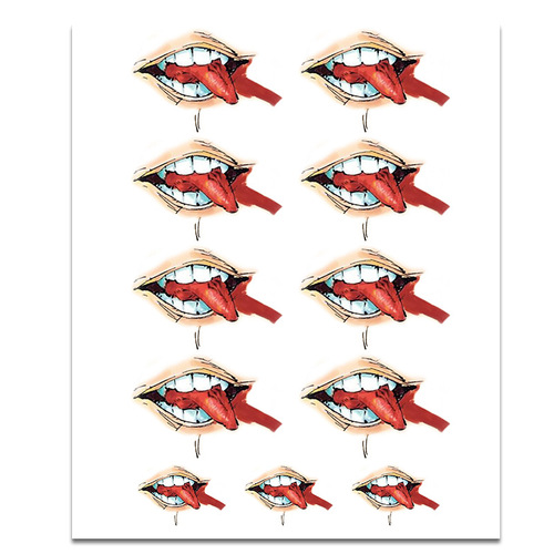 Spell Return Tattoo Sticker COSPLAY Sticker Collection Anime Tattoo Sticker Japanese Knotweed Hisuhito Tattoo Sticker